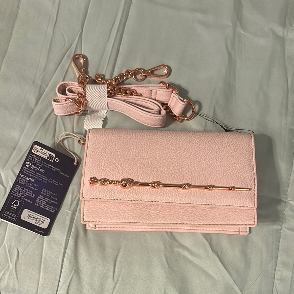 Elegant Pink Crossbody Bag